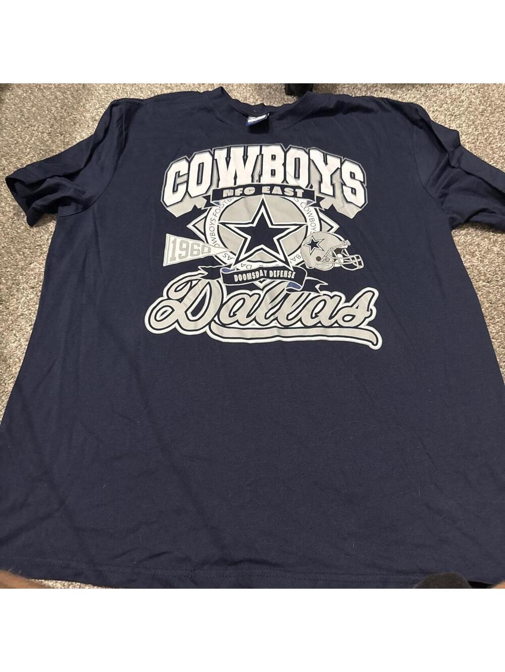 NFL Men's Navy and Blue Shirt
